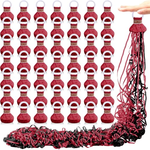 WinnerWhy 50 Stück Konfetti-Popper zum Schulabschluss, kein Durcheinander, Handwurf, Luftschlangen, Popper, Großpackung, buntes Party-Konfetti für 2025, Glückwunsch, Geburtstag, Hochzeit, Party, Feier von WinnerWhy