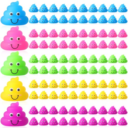 WinnerWhy Mini-Kot-Figuren, kleine Hundekot-Spielzeuge, künstlicher Kot, klassisch, schimmernd, Regenbogen-Kote, Gummikot für Streich, Verstecken, Goodie-Tüten, Piñata-Füllungen, Partyzubehör, WinnerWhy Mini-Kot-Figuren, kleine Hundekot-Spielzeuge, künstlicher Kot, klassisch, schimmernd, Regenbogen-Kote, Gummikot für Streich, Verstecken, Goodie-Tüten, Piñata-Füllungen, Partyzubehör, von WinnerWhy
