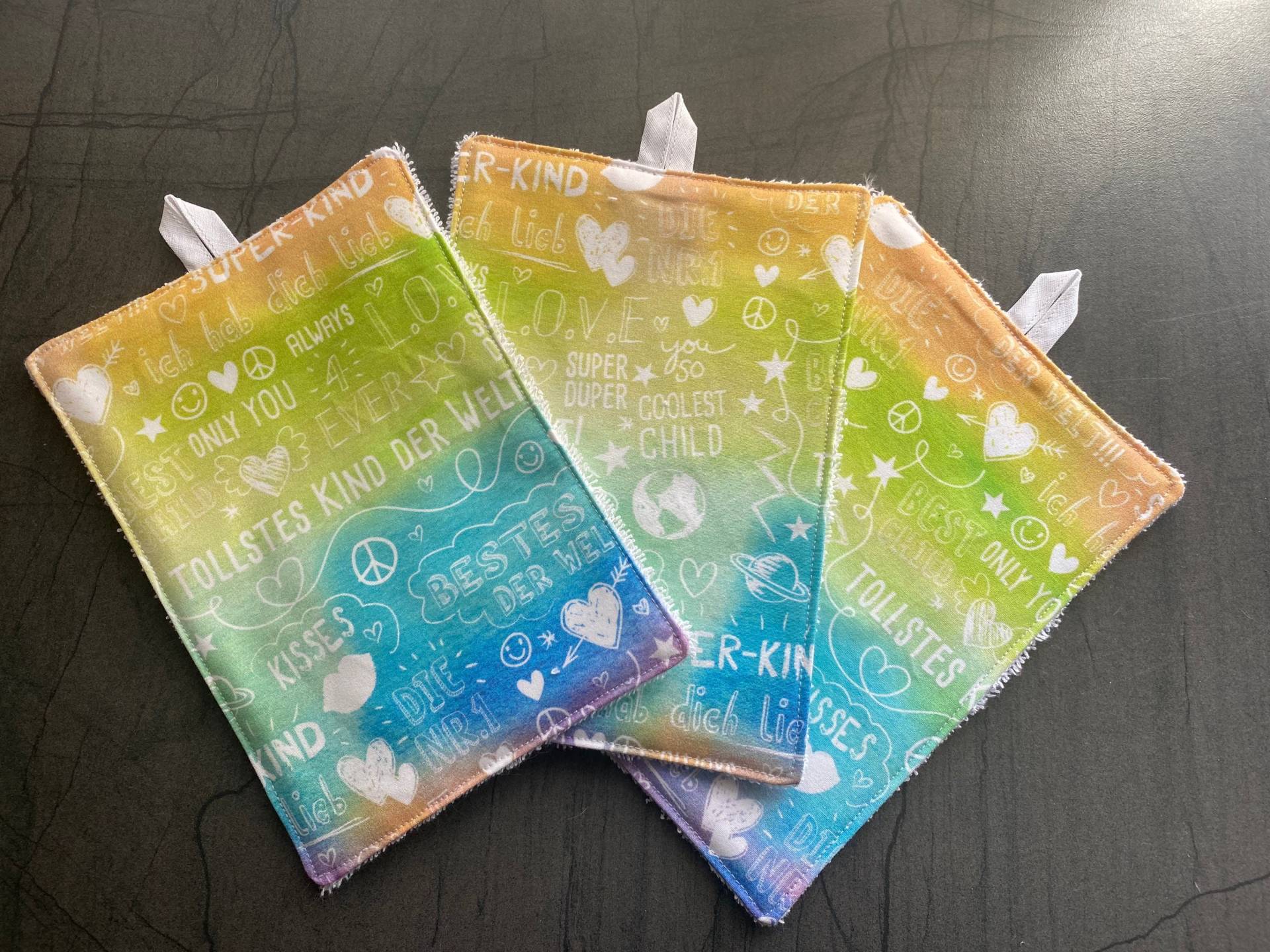 Waschlappen 3Er Set Bestes Kind Nachhaltig Geschenk Waschlappen 3Er Set Bestes Kind Nachhaltig Geschenk von Winslinge