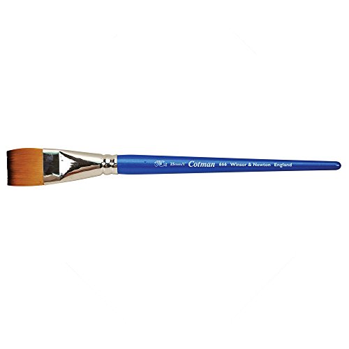 Winsor & Newton 5306125 Cotman Aquarell Synthetikhaar Pinsel - 666 - Ein-Strich-Pinsel, langer Stiel mit exzellenter Sprungkraft, Farbtragekraft und Punktgenauigkeit - 1 " - 25 mm Winsor & Newton 5306125 Cotman Aquarell Synthetikhaar Pinsel - 666 - Ein-Strich-Pinsel, langer Stiel mit exzellenter Sprungkraft, Farbtragekraft und Punktgenauigkeit - 1 " - 25 mm von Winsor & Newton