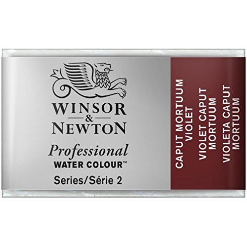 Winsor & Newton 0100125 Professional Aquarellfarbe, lebendige Wasserfarben in Künstlerqualität, hohe Farbbrillanz & Leuchtkraft, lichtecht, Archivqualität, ganzer Napf - Caput Mortuum Violett von Winsor & Newton