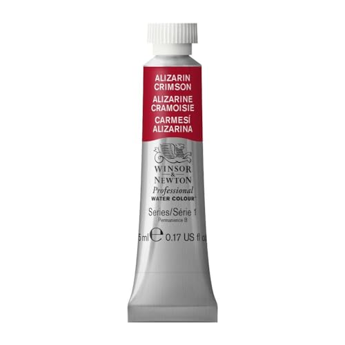 Winsor & Newton 0102004 Professional Aquarellfarbe, lebendige Wasserfarben in Künstlerqualität, hohe Farbbrillanz & Leuchtkraft, lichtecht, Archivqualität, 5ml Tube - Alizarinkarmesin Winsor & Newton 0102004 Professional Aquarellfarbe, lebendige Wasserfarben in Künstlerqualität, hohe Farbbrillanz & Leuchtkraft, lichtecht, Archivqualität, 5ml Tube - Alizarinkarmesin von Winsor & Newton
