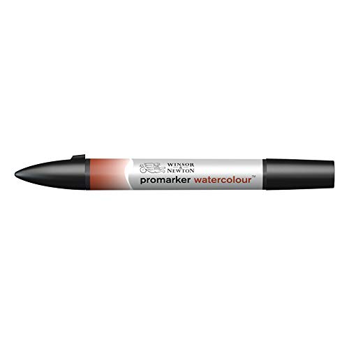 Winsor & Newton 0201061 Aquarellmarker - 2 Spitzen, Pinsel- und feiner Spitze, lichtecht, hochpigmentierte Aquarellfarben für Kalligrafie, Zeichnungen - Rot gebrannt Winsor & Newton 0201061 Aquarellmarker - 2 Spitzen, Pinsel- und feiner Spitze, lichtecht, hochpigmentierte Aquarellfarben für Kalligrafie, Zeichnungen - Rot gebrannt von Winsor & Newton