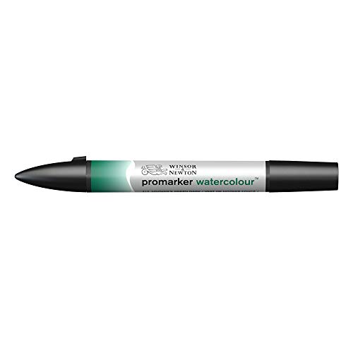Winsor & Newton 0201312 Aquarellmarker - 2 Spitzen, Pinsel- und feiner Spitze, lichtecht, hochpigmentierte Aquarellfarben für Kalligrafie, Zeichnungen - Hooker's grün dunkel Winsor & Newton 0201312 Aquarellmarker - 2 Spitzen, Pinsel- und feiner Spitze, lichtecht, hochpigmentierte Aquarellfarben für Kalligrafie, Zeichnungen - Hooker's grün dunkel von Winsor & Newton