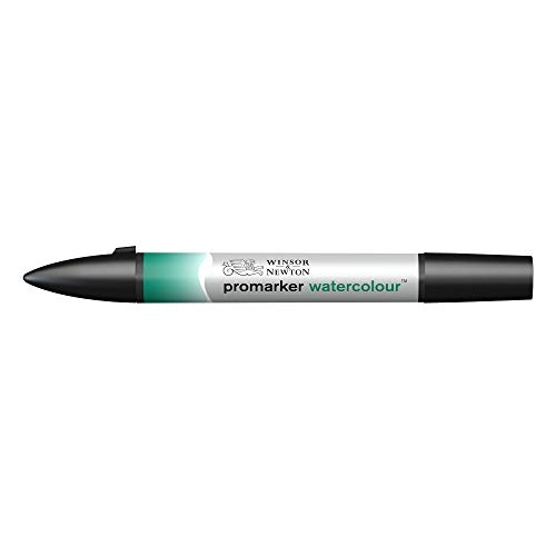 Winsor & Newton 0201522 Aquarellmarker - 2 Spitzen, Pinsel- und feiner Spitze, lichtecht, hochpigmentierte Aquarellfarben für Kalligrafie, Zeichnungen - Phthalogrün Winsor & Newton 0201522 Aquarellmarker - 2 Spitzen, Pinsel- und feiner Spitze, lichtecht, hochpigmentierte Aquarellfarben für Kalligrafie, Zeichnungen - Phthalogrün von Winsor & Newton