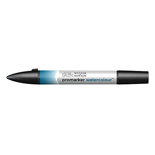 Winsor & Newton 0201654 Aquarellmarker - 2 Spitzen, Pinsel- und feiner Spitze, lichtecht, hochpigmentierte Aquarellfarben für Kalligrafie, Zeichnungen - Türkis Winsor & Newton 0201654 Aquarellmarker - 2 Spitzen, Pinsel- und feiner Spitze, lichtecht, hochpigmentierte Aquarellfarben für Kalligrafie, Zeichnungen - Türkis von Winsor & Newton