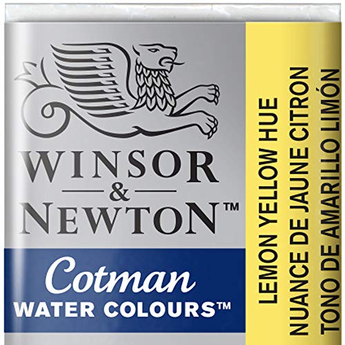 Winsor & Newton 0301346 Cotman Aqarellfarbe - 1/2 Napf, gute Transparenz, hervorragender Tönungsstärke und gute Maleigenschaften, Zitronengelb Winsor & Newton 0301346 Cotman Aqarellfarbe - 1/2 Napf, gute Transparenz, hervorragender Tönungsstärke und gute Maleigenschaften, Zitronengelb von Winsor & Newton
