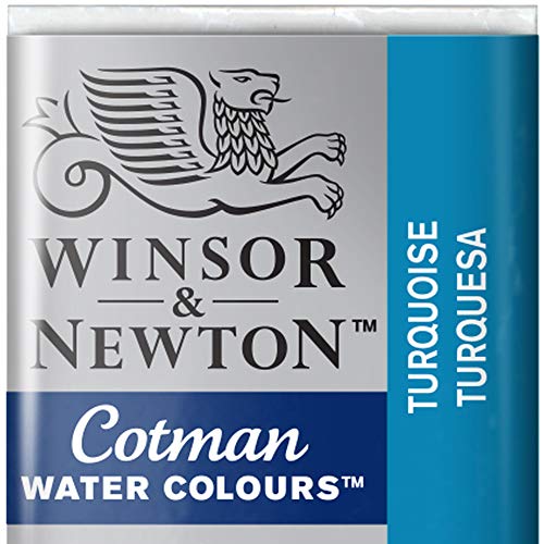 Winsor & Newton 0301654 Cotman Aquarellfarbe mit guter Transparenz, hervorragender Tönungsstärke und guten Maleigenschaften, Wasserfarbe im 1/2 Napf - Türkis Winsor & Newton 0301654 Cotman Aquarellfarbe mit guter Transparenz, hervorragender Tönungsstärke und guten Maleigenschaften, Wasserfarbe im 1/2 Napf - Türkis von Winsor & Newton