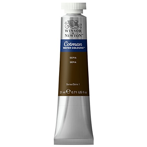 Winsor & Newton 0308609 Cotman Aquarellfarbe mit ausgezeichneter Transparenz, Farbkraft und Verarbeitungseigenschaften, Wasserfarbe 21ml Tube - Sepia Winsor & Newton 0308609 Cotman Aquarellfarbe mit ausgezeichneter Transparenz, Farbkraft und Verarbeitungseigenschaften, Wasserfarbe 21ml Tube - Sepia von Winsor & Newton