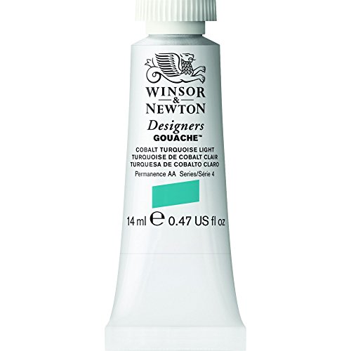 Winsor & Newton 0605191 Designers Gouache, feinste künstlerfarbe, 14ml Tube, Deckend, hochwertige Pigmente, kobalttürkis hell Winsor & Newton 0605191 Designers Gouache, feinste künstlerfarbe, 14ml Tube, Deckend, hochwertige Pigmente, kobalttürkis hell von Winsor & Newton