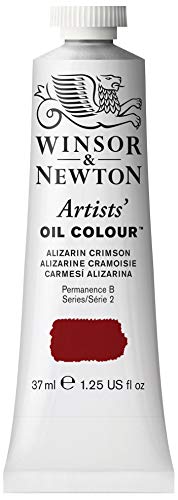 Winsor & Newton 1214004 Artists Ölfarbe - 37ml Tube, Künstler - Ölfarbe mit höchstmöglicher Pigmentierung, höchste Lichtechtheit - Alizarinkarmesin von Winsor & Newton