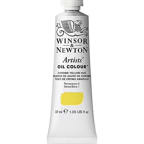 Winsor & Newton 1214149 Artists Ölfarbe - 37ml Tube, Künstler - Ölfarbe mit höchstmöglicher Pigmentierung, höchste Lichtechtheit - Chromgelb Farbton von Winsor & Newton