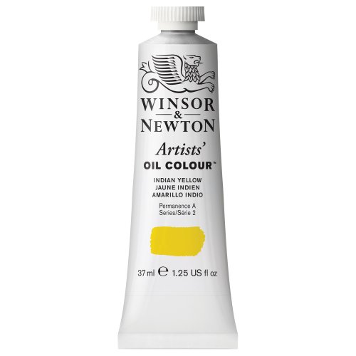 Winsor & Newton 1214319 Artists Ölfarbe - 37ml Tube, Künstler - Ölfarbe mit höchstmöglicher Pigmentierung, höchste Lichtechtheit - Indischgelb von Winsor & Newton