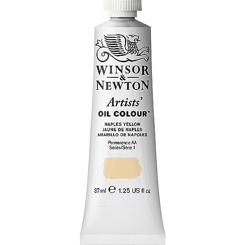 Winsor & Newton 1214422 Artists Ölfarbe - 37ml Tube, Künstler - Ölfarbe mit höchstmöglicher Pigmentierung, höchste Lichtechtheit - Neapelgelb von Winsor & Newton