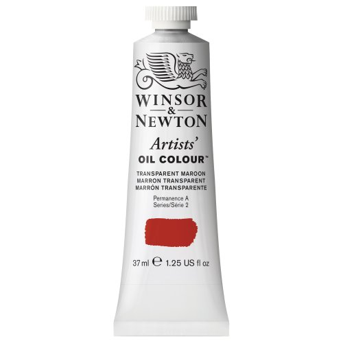 Winsor & Newton 1214657 Artists Ölfarbe - 37ml Tube, Künstler - Ölfarbe mit höchstmöglicher Pigmentierung, höchste Lichtechtheit - Kastanienbraun transparent von Winsor & Newton