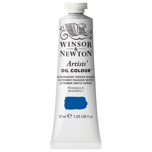 Winsor & Newton 1214667 Artists Ölfarbe - 37ml Tube, Künstler - Ölfarbe mit höchstmöglicher Pigmentierung, höchste Lichtechtheit - Ultramarin (Grünton) von Winsor & Newton