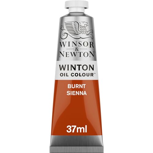 Winsor & Newton 1414074 Winton, feine hochwertige Ölfarbe - 37ml Tube mit gleichmäßiger Konsistenz, Lichtbeständig, hohe Deckkraft, Reich an Farbpigmenten - Siena gebrannt von Winsor & Newton