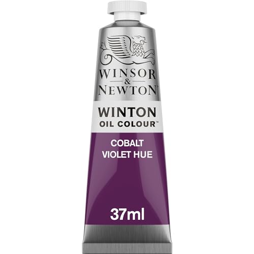 Winsor & Newton 1414194 Winton, feine hochwertige Ölfarbe - 37ml Tube mit gleichmäßiger Konsistenz, Lichtbeständig, hohe Deckkraft, Reich an Farbpigmenten - Kobalt Violett Farbton von Winsor & Newton
