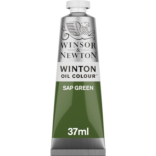 Winsor & Newton 1414599 Winton, feine hochwertige Ölfarbe - 37ml Tube mit gleichmäßiger Konsistenz, Lichtbeständig, hohe Deckkraft, Reich an Farbpigmenten - Saftgrün von Winsor & Newton