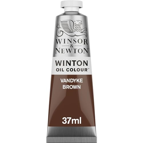 Winsor & Newton 1414676 Winton, feine hochwertige Ölfarbe - 37ml Tube mit gleichmäßiger Konsistenz, Lichtbeständig, hohe Deckkraft, Reich an Farbpigmenten - Vandyke Braun Winsor & Newton 1414676 Winton, feine hochwertige Ölfarbe - 37ml Tube mit gleichmäßiger Konsistenz, Lichtbeständig, hohe Deckkraft, Reich an Farbpigmenten - Vandyke Braun von Winsor & Newton