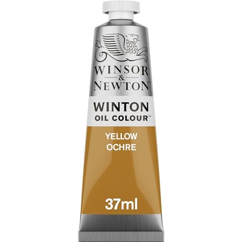 Winsor & Newton 1414744 Winton, feine hochwertige Ölfarbe - 37ml Tube mit gleichmäßiger Konsistenz, Lichtbeständig, hohe Deckkraft, Reich an Farbpigmenten - Gelber Ocker von Winsor & Newton