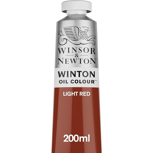 Winsor & Newton 1437362 Winton, feine hochwertige Ölfarbe - 200ml Tube mit gleichmäßiger Konsistenz, Lichtbeständig, hohe Deckkraft, Reich an Farbpigmenten - Gelber Ocker gebrannt von Winsor & Newton
