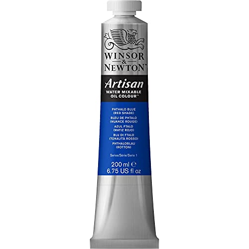 Winsor & Newton 1537514 Artisan wassermischbare Ölfarbe, hohe Pigmentkonzentration, gute Deckkraft & Lichtechtheit - 200ml Tube, Phthaloblau Rotton von Winsor & Newton
