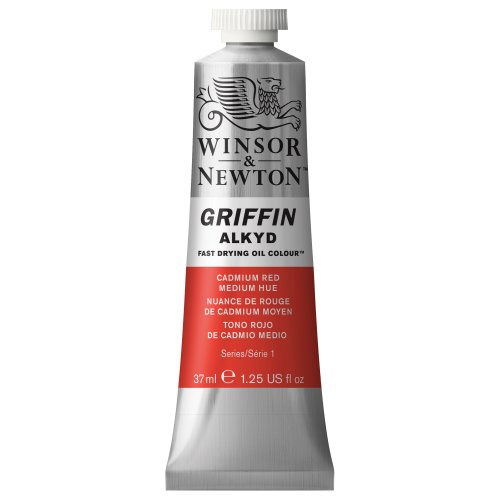 Winsor & Newton 1914503 Griffin Alkyd schnell trocknende Ölfarbe 37ml Tube, hergestellt aus hochwertigen Pigmenten, Lichtecht - Permanent Saftgrün von Winsor & Newton