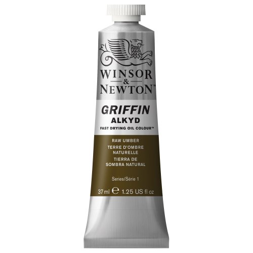 Winsor & Newton 1937644 Griffin Alkyd schnell trocknende Ölfarbe 200ml Tube, hergestellt aus hochwertigen Pigmenten, Lichtecht - Titanweiss von Winsor & Newton