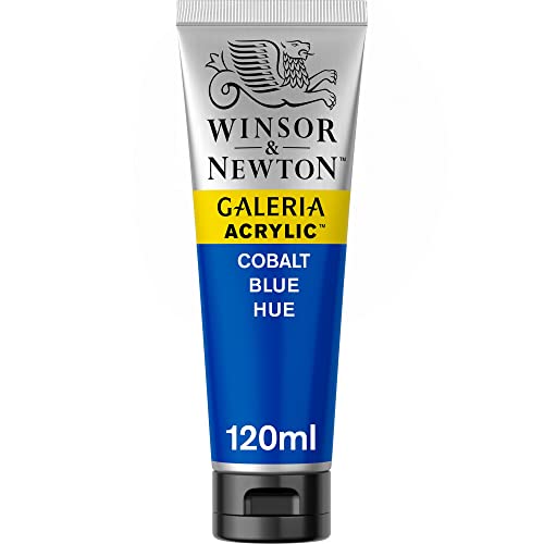 Winsor & Newton 2131179 Galeria Acrylfarbe, hohe Pigmentierung, lichtecht, buttrige Konsistenz, 120ml Tube, kobaltblau von Winsor & Newton