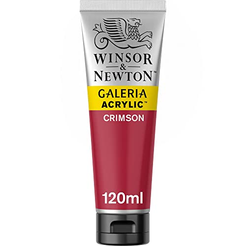 Winsor & Newton 2131203 Galeria Acrylfarbe, hohe Pigmentierung, lichtecht, buttrige Konsistenz, 120ml Tube, karmesin Winsor & Newton 2131203 Galeria Acrylfarbe, hohe Pigmentierung, lichtecht, buttrige Konsistenz, 120ml Tube, karmesin von Winsor & Newton