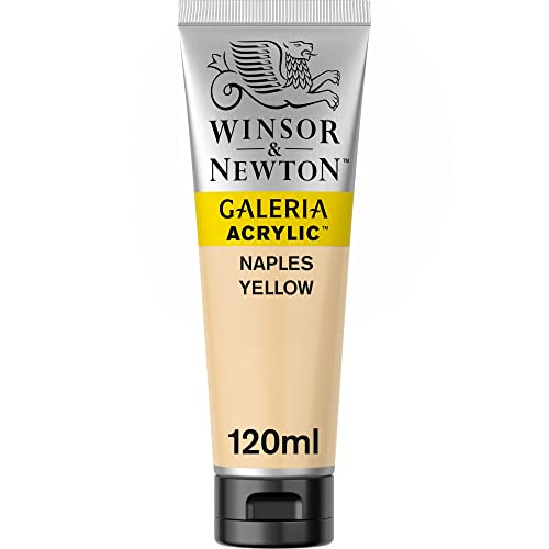 Winsor & Newton 2131422 Galeria Acrylfarbe, hohe Pigmentierung, lichtecht, buttrige Konsistenz, 120 ml Tube - Neapelgelb Winsor & Newton 2131422 Galeria Acrylfarbe, hohe Pigmentierung, lichtecht, buttrige Konsistenz, 120 ml Tube - Neapelgelb von Winsor & Newton