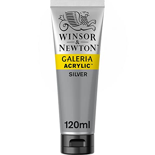 Winsor & Newton 2131617 Galeria Acrylfarbe, hohe Pigmentierung, lichtecht, buttrige Konsistenz, 120 ml Tube - Silber Winsor & Newton 2131617 Galeria Acrylfarbe, hohe Pigmentierung, lichtecht, buttrige Konsistenz, 120 ml Tube - Silber von Winsor & Newton