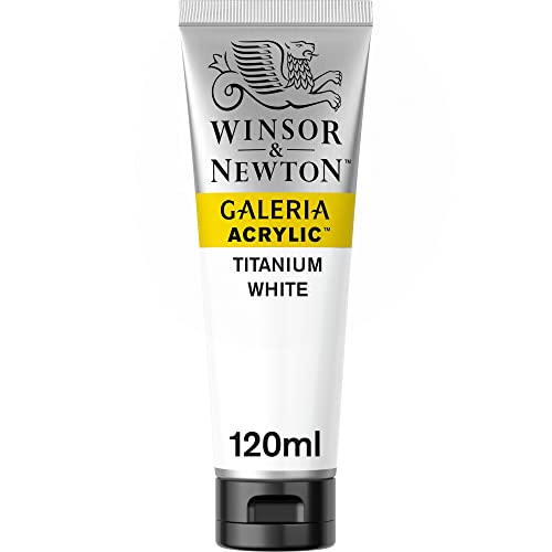 Winsor & Newton 2131644 Galeria Acrylfarbe, hohe Pigmentierung, lichtecht, buttrige Konsistenz, 120 ml Tube - Titanweiss Winsor & Newton 2131644 Galeria Acrylfarbe, hohe Pigmentierung, lichtecht, buttrige Konsistenz, 120 ml Tube - Titanweiss von Winsor & Newton