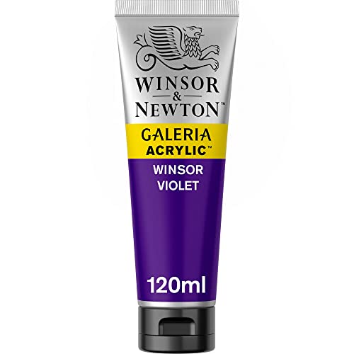 Winsor & Newton 2131728 Galeria Acrylfarbe, hohe Pigmentierung, lichtecht, buttrige Konsistenz, 120 ml Tube - Winsorviolett Winsor & Newton 2131728 Galeria Acrylfarbe, hohe Pigmentierung, lichtecht, buttrige Konsistenz, 120 ml Tube - Winsorviolett von Winsor & Newton