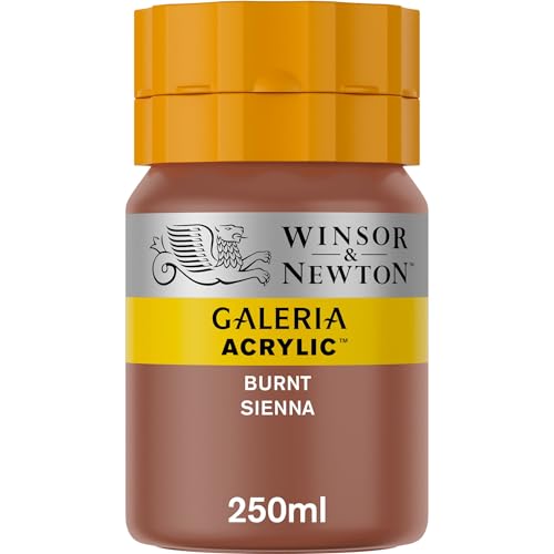 Winsor & Newton 2137074 Galeria Acrylfarbe, hohe Pigmentierung, lichtecht, buttrige Konsistenz, 250 ml Tube - Siena Gebrannt von Winsor & Newton