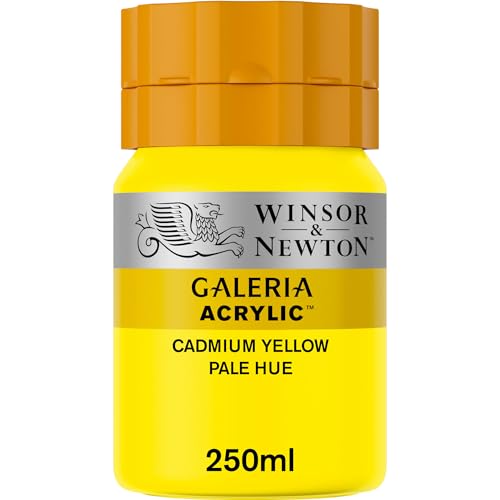 Winsor & Newton 2137114 Galeria Acrylfarbe, hohe Pigmentierung, lichtecht, buttrige Konsistenz, 250 ml Tube - Kadmiumgelb Blass Winsor & Newton 2137114 Galeria Acrylfarbe, hohe Pigmentierung, lichtecht, buttrige Konsistenz, 250 ml Tube - Kadmiumgelb Blass von Winsor & Newton