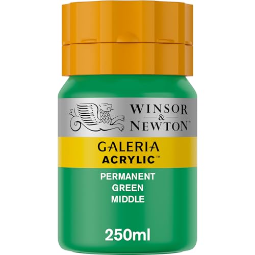Winsor & Newton 2137484 Galeria Acrylfarbe, hohe Pigmentierung, lichtecht, buttrige Konsistenz, 250 ml Tube - Permanentgrün Mittel Winsor & Newton 2137484 Galeria Acrylfarbe, hohe Pigmentierung, lichtecht, buttrige Konsistenz, 250 ml Tube - Permanentgrün Mittel von Winsor & Newton