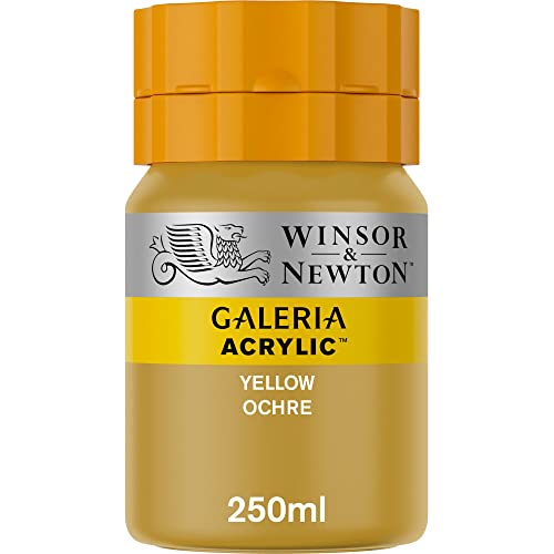 Winsor & Newton 2137744 Galeria Acrylfarbe, hohe Pigmentierung, lichtecht, buttrige Konsistenz, 250 ml Tube - Gelber Ocker Winsor & Newton 2137744 Galeria Acrylfarbe, hohe Pigmentierung, lichtecht, buttrige Konsistenz, 250 ml Tube - Gelber Ocker von Winsor & Newton