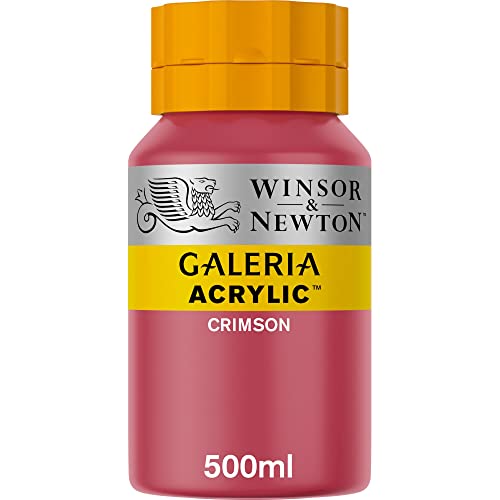 Winsor & Newton 2150203 Galeria Acrylfarbe, hohe Pigmentierung, lichtecht, buttrige Konsistenz, 500 ml Topf - Karmesin Winsor & Newton 2150203 Galeria Acrylfarbe, hohe Pigmentierung, lichtecht, buttrige Konsistenz, 500 ml Topf - Karmesin von Winsor & Newton