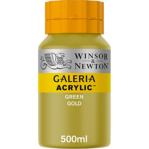 Winsor & Newton 2150294 Galeria Acrylfarbe, hohe Pigmentierung, lichtecht, buttrige Konsistenz, 500 ml Topf - Grüngold Winsor & Newton 2150294 Galeria Acrylfarbe, hohe Pigmentierung, lichtecht, buttrige Konsistenz, 500 ml Topf - Grüngold von Winsor & Newton