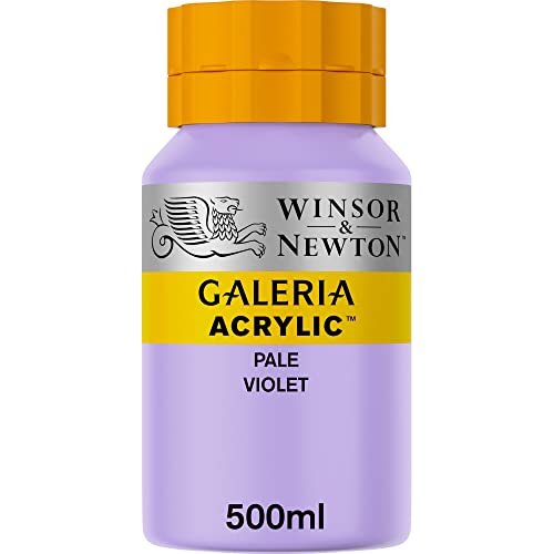 Winsor & Newton 2150444 Galeria Acrylfarbe, hohe Pigmentierung, lichtecht, buttrige Konsistenz, 500 ml Topf - Violett Hell von Winsor & Newton