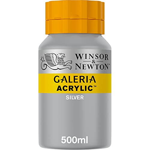 Winsor & Newton 2150617 Galeria Acrylfarbe, hohe Pigmentierung, lichtecht, buttrige Konsistenz, 500 ml Topf - Silber Winsor & Newton 2150617 Galeria Acrylfarbe, hohe Pigmentierung, lichtecht, buttrige Konsistenz, 500 ml Topf - Silber von Winsor & Newton