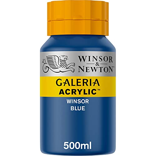 Winsor & Newton 2150706 Galeria Acrylfarbe, hohe Pigmentierung, lichtecht, buttrige Konsistenz, 500 ml Topf - Winsorblau Winsor & Newton 2150706 Galeria Acrylfarbe, hohe Pigmentierung, lichtecht, buttrige Konsistenz, 500 ml Topf - Winsorblau von Winsor & Newton