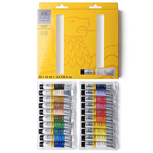Winsor & Newton 2190606 Galeria Acrylfarben Set, Mehrfarbig, 20 Farben Starterset, 240 Milliliter Winsor & Newton 2190606 Galeria Acrylfarben Set, Mehrfarbig, 20 Farben Starterset, 240 Milliliter von Winsor & Newton