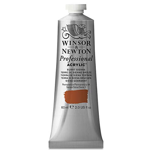 Winsor & Newton 2320074 Professional Acrylfarbe in Künstlerqualität, hohe Farbbrillanz & Deckkraft, Archivqualität, 60ml Tube - Siena Gebrannt von Winsor & Newton