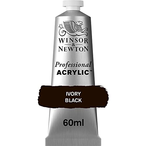 Winsor & Newton 2320331 Professional Acrylfarbe in Künstlerqualität, hohe Farbbrillanz & Deckkraft, Archivqualität, 60ml Tube - Elfenbeinschwarz Winsor & Newton 2320331 Professional Acrylfarbe in Künstlerqualität, hohe Farbbrillanz & Deckkraft, Archivqualität, 60ml Tube - Elfenbeinschwarz von Winsor & Newton