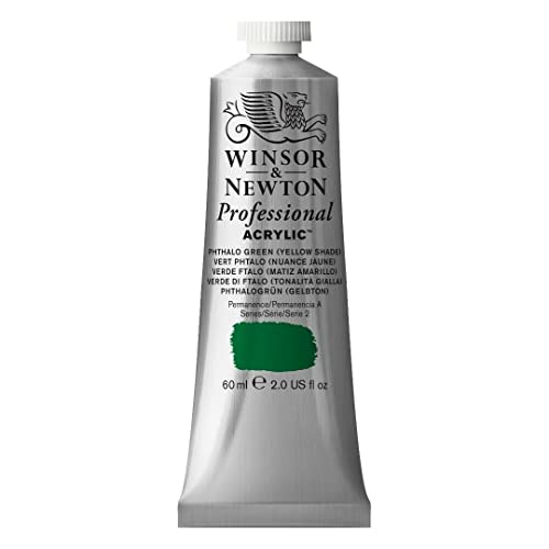 Winsor & Newton 2320521 Professional Acrylfarbe in Künstlerqualität, hohe Farbbrillanz & Deckkraft, Archivqualität, 60ml Tube - Phthalogrün Gelbton Winsor & Newton 2320521 Professional Acrylfarbe in Künstlerqualität, hohe Farbbrillanz & Deckkraft, Archivqualität, 60ml Tube - Phthalogrün Gelbton von Winsor & Newton