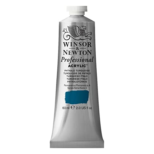 Winsor & Newton 2320526 Professional Acrylfarbe in Künstlerqualität, hohe Farbbrillanz & Deckkraft, Archivqualität, 60ml Tube - Phthalotürkis Winsor & Newton 2320526 Professional Acrylfarbe in Künstlerqualität, hohe Farbbrillanz & Deckkraft, Archivqualität, 60ml Tube - Phthalotürkis von Winsor & Newton