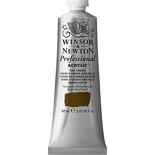 Winsor & Newton 2320554 Professional Acrylfarbe in Künstlerqualität, hohe Farbbrillanz & Deckkraft, Archivqualität, 60ml Tube - Umbra Natur von Winsor & Newton